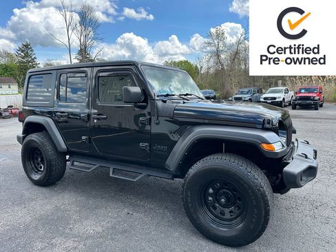Certified 2022 Jeep Wrangler Unlimited Sport AWD/4WD image 1