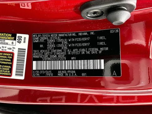 Used 2026 Toyota Sienna XLE FWD image 42