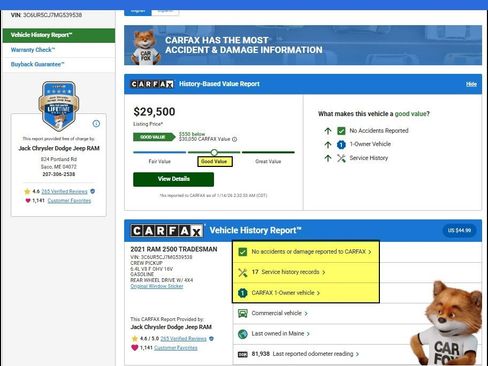 Used 2021 RAM 2500 Tradesman image 11