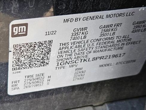 Used 2023 Chevrolet Tahoe High Country RWD image 15