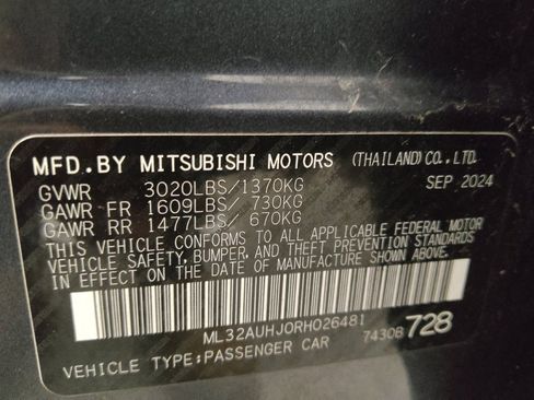 Used 2024 Mitsubishi Mirage ES image 33