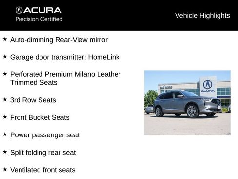 Certified 2024 Acura MDX SH-AWD w/ Advance Package image 25