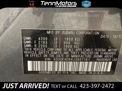 Used 2018 Subaru Impreza 2.0i Premium w/ Eyesight & BSD & Rcta AWD/4WD image 20