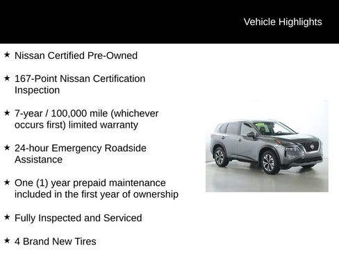 Certified 2023 Nissan Rogue SV w/ SV Premium B Package AWD/4WD image 4