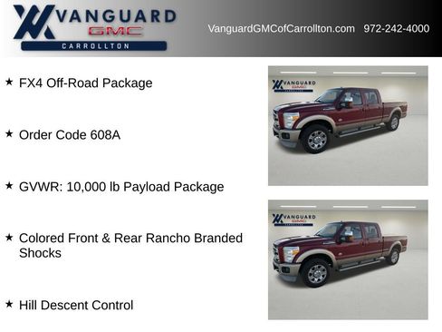 Used 2014 Ford F250 King Ranch w/ FX4 Off-Road Package AWD/4WD image 6