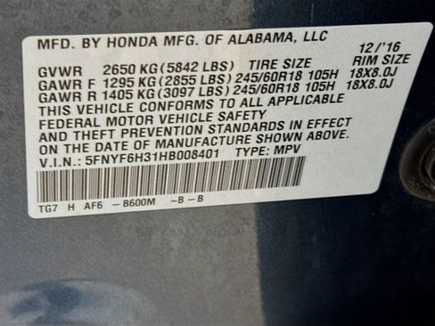 Used 2017 Honda Pilot EX image 28