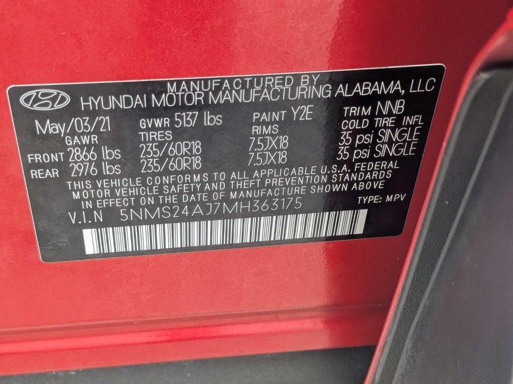Used 2021 Hyundai Santa Fe SEL FWD image 24