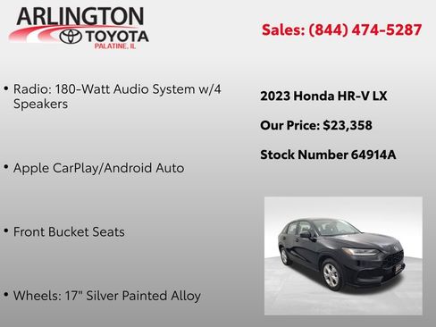 Used 2023 Honda HR-V LX image 3
