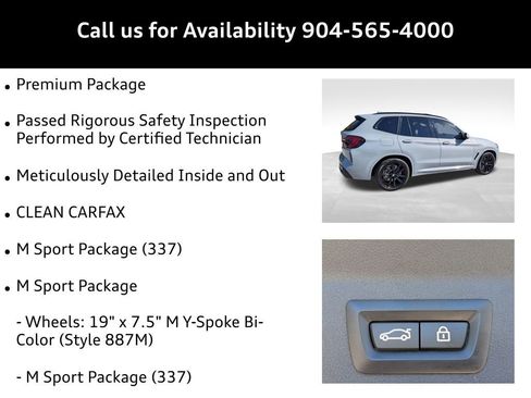 Used 2023 BMW X3 xDrive30i w/ M Sport Package image 9