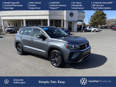 Certified 2022 Volkswagen Taos S image 1