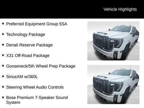 Used 2024 GMC Sierra 3500 Denali w/ Denali Reserve Package AWD/4WD image 7