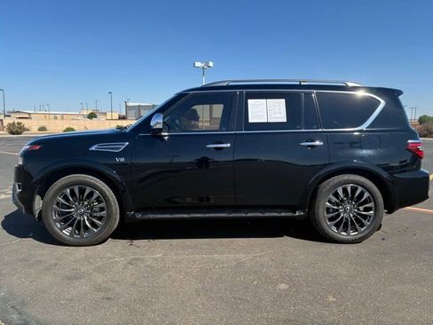 Certified 2021 Nissan Armada Platinum w/ Captain's Chairs Package RWD image 3