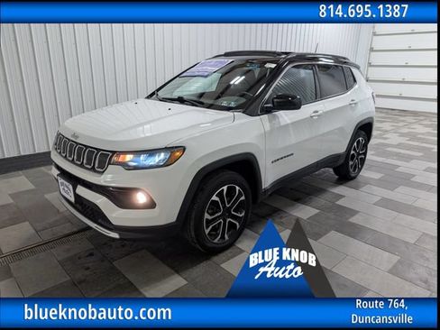 Used 2022 Jeep Compass Limited w/ Sun and Sound Group AWD/4WD image 1