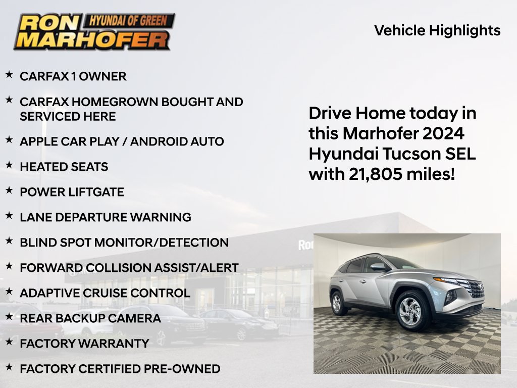 Certified 2024 Hyundai Tucson SEL FWD image 16