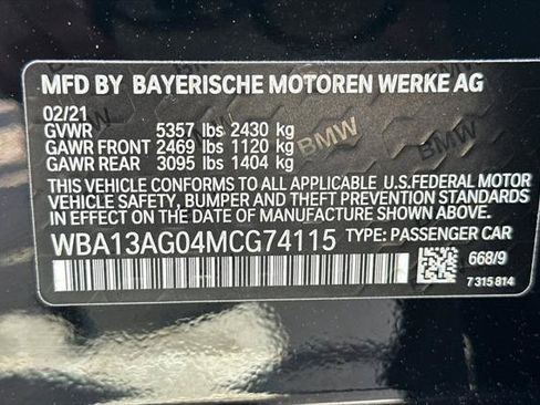 Used 2021 BMW 530e w/ Convenience Package image 27