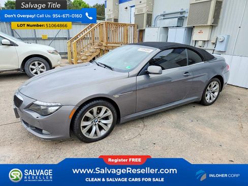 Used 2008 BMW 650i Convertible w/ Premium Sound Pkg RWD image 1