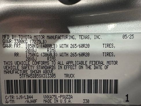 Used 2025 Toyota Tundra 1794 Edition AWD/4WD image 11