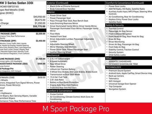 Used 2025 BMW 330i Sedan w/ M Sport Package image 5