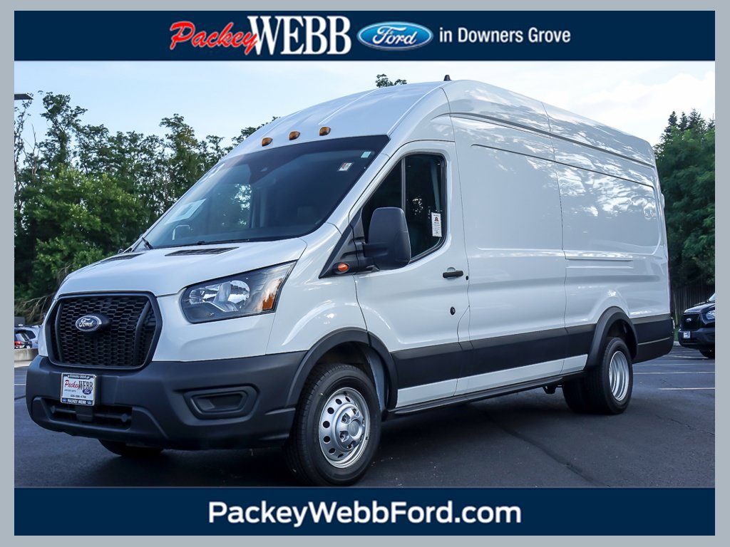 Used 2023 Ford Transit 350 148 High Roof Extended DRW RWD image 1