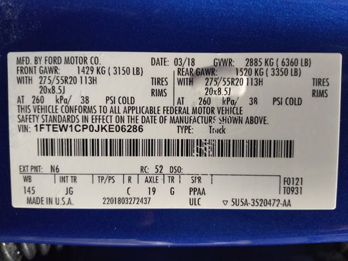 Used 2018 Ford F150 XL w/ Equipment Group 101A Mid RWD image 33