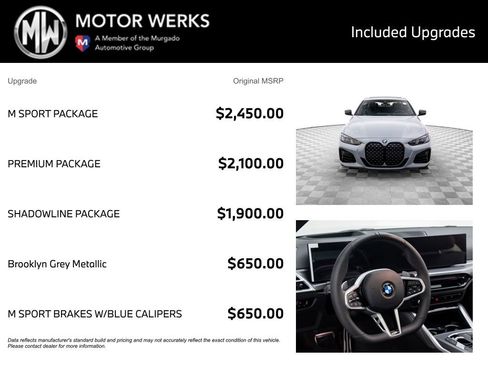 New 2026 BMW 430i xDrive 430i xDrive w/ M Sport Package image 4