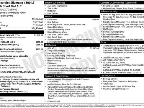 New 2026 Chevrolet Silverado 1500 LT w/ Z71 Off-Road Package AWD/4WD image 6