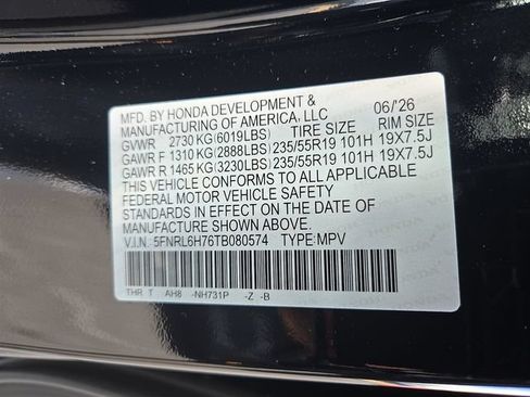 New 2026 Honda Odyssey Sport-L image 9