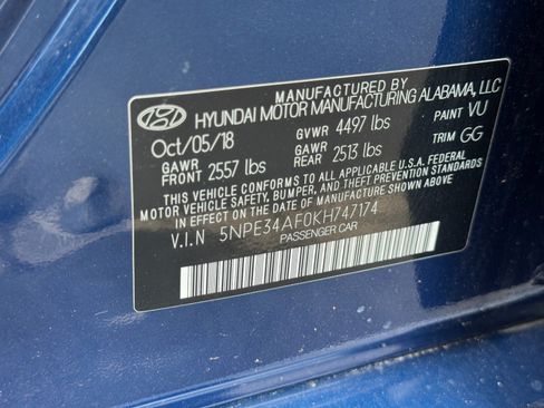 Used 2019 Hyundai Sonata SEL w/ Tech Package 02 FWD image 41