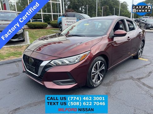 Certified 2022 Nissan Sentra SV image 1