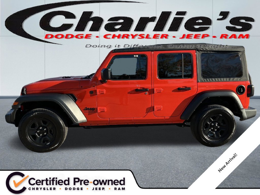 Certified 2023 Jeep Wrangler Unlimited Sport AWD/4WD 360° Tour
