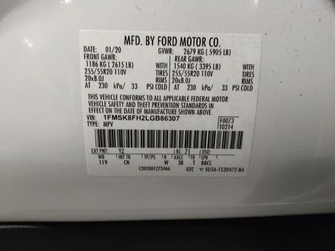 Used 2020 Ford Explorer Limited image 33