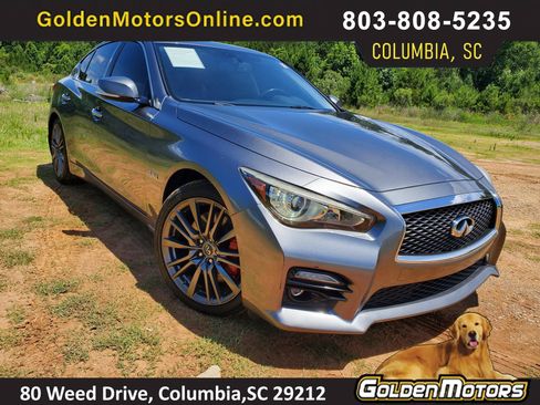 Used 2017 INFINITI Q50 Red Sport 400 AWD/4WD image 1