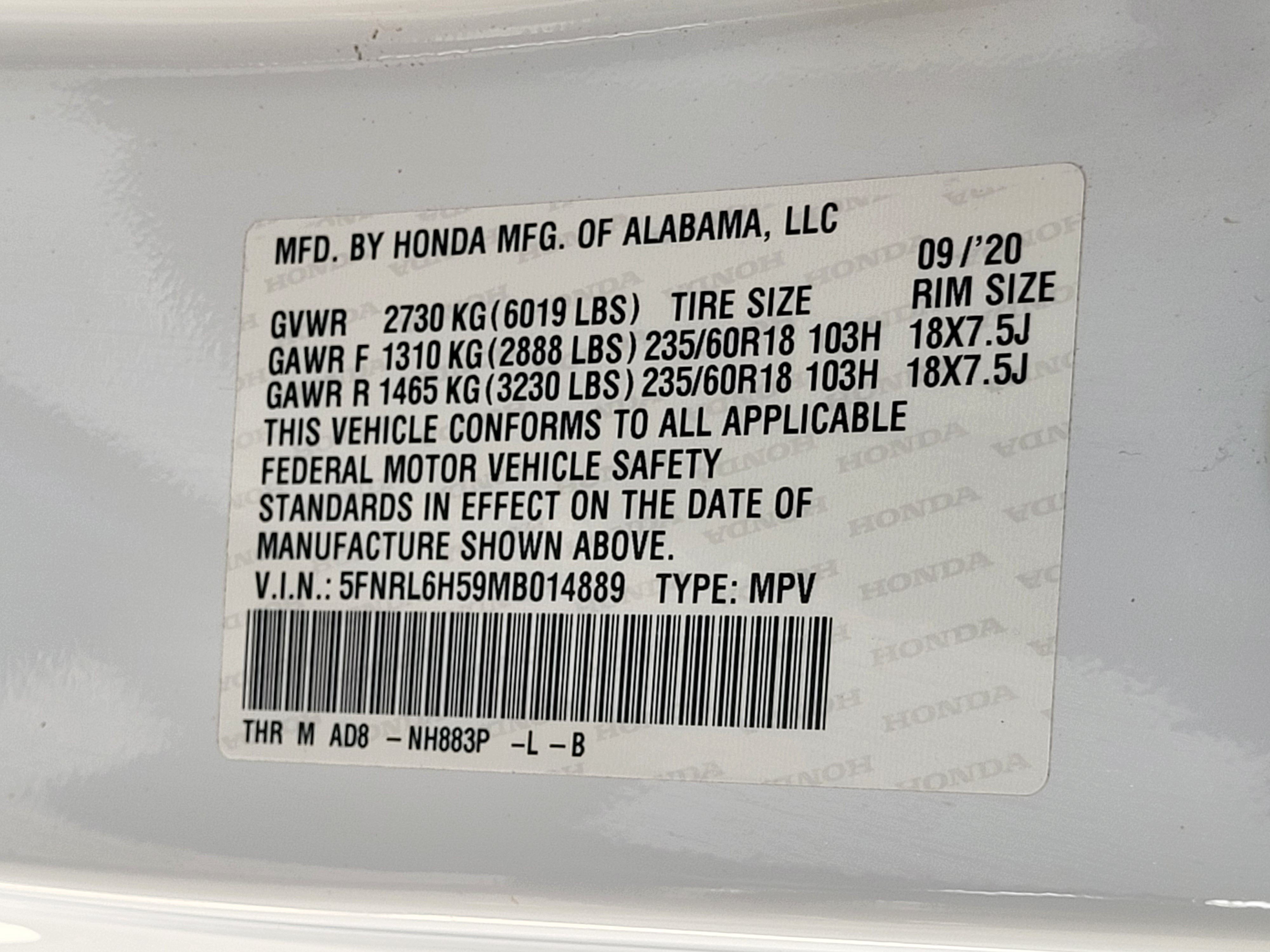 Used 2021 Honda Odyssey EX image 23