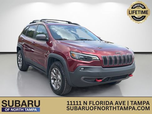 Used 2021 Jeep Cherokee Trailhawk w/ Sun, Sound & Nav Group AWD/4WD image 1