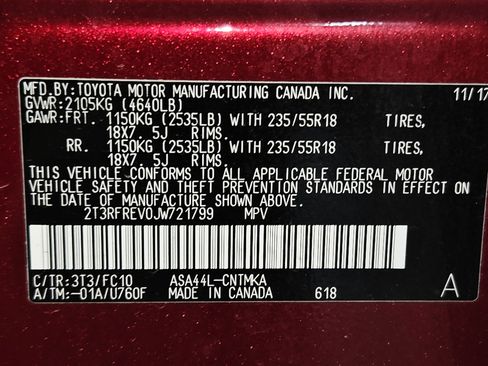 Used 2018 Toyota RAV4 Adventure AWD/4WD image 57