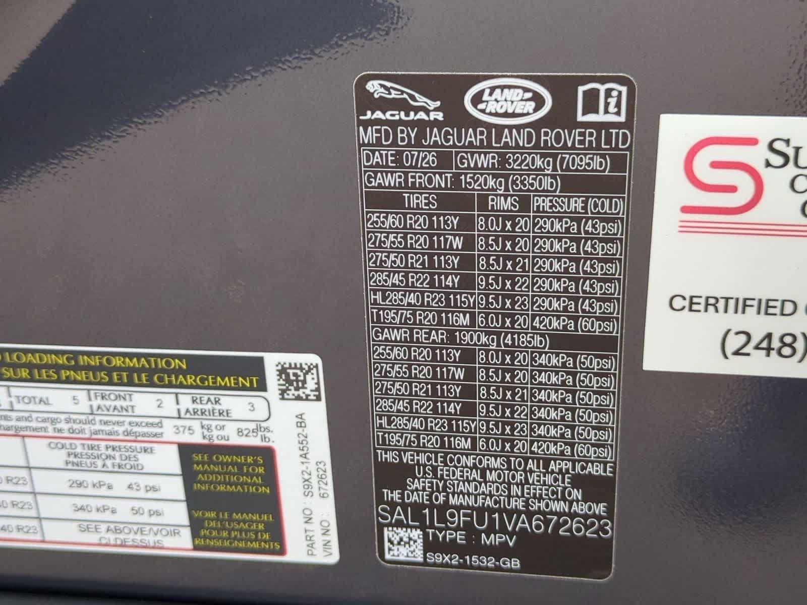 New 2027 Land Rover Range Rover Sport Dynamic SE AWD/4WD image 38