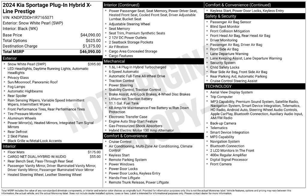 Certified 2024 Kia Sportage X-Line Prestige AWD/4WD image 10