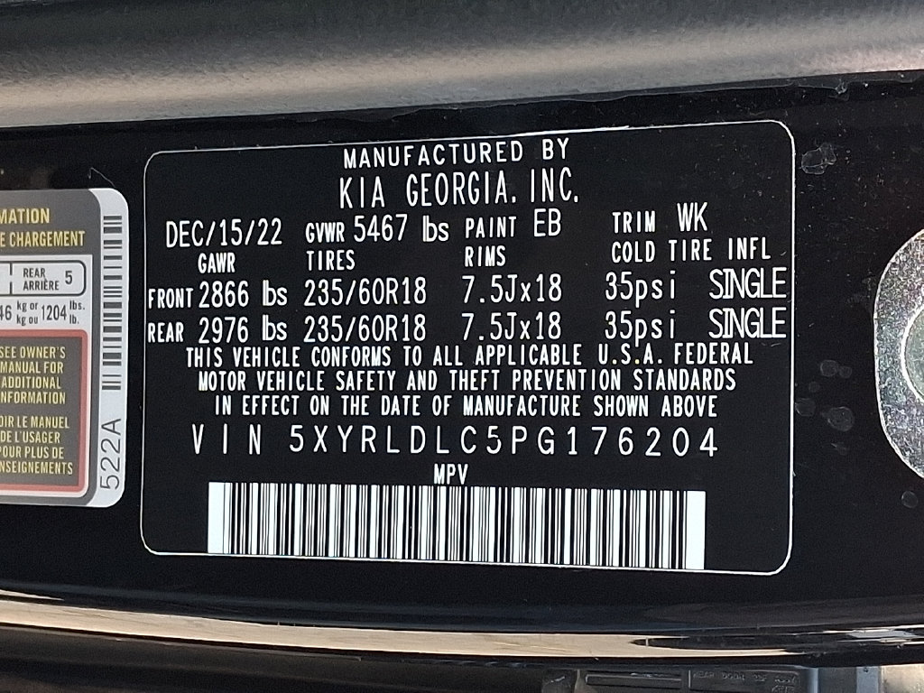 Certified 2023 Kia Sorento S AWD/4WD image 29