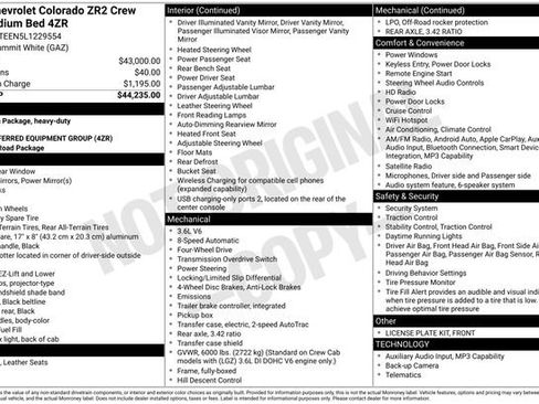 Used 2020 Chevrolet Colorado ZR2 AWD/4WD image 15