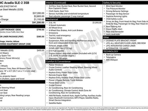 Used 2019 GMC Acadia SLE w/ Driver Alert Package I image 17