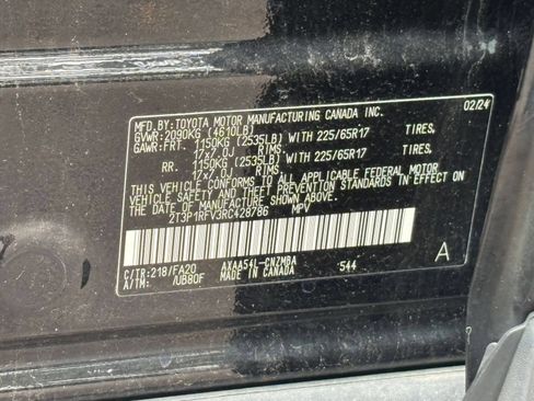 Used 2024 Toyota RAV4 XLE w/ Convenience Package AWD/4WD image 12