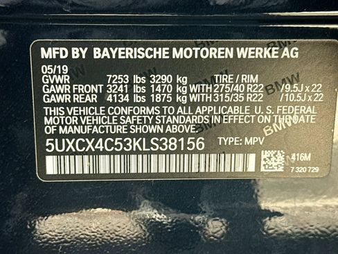 Used 2019 BMW X7 xDrive50i w/ Dynamic Handling Package AWD/4WD image 37