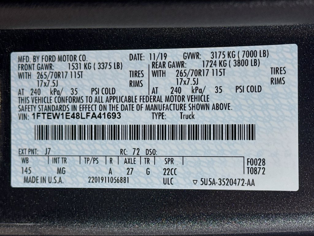 Used 2020 Ford F150 XLT AWD/4WD image 37