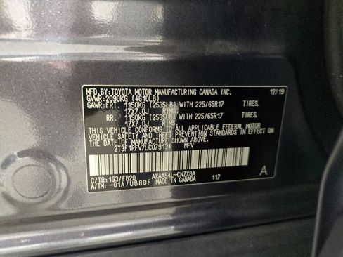 Used 2020 Toyota RAV4 LE w/ All Weather Liner Package AWD/4WD image 30