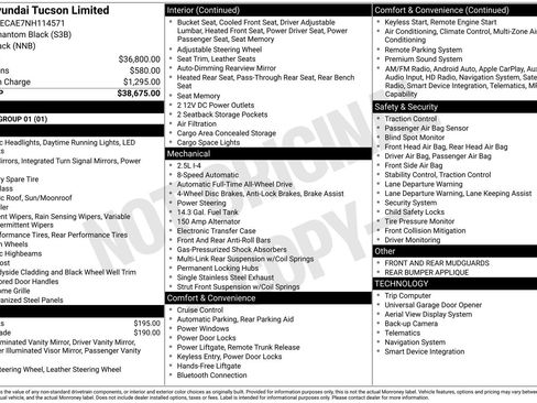 Used 2022 Hyundai Tucson Limited AWD/4WD image 28