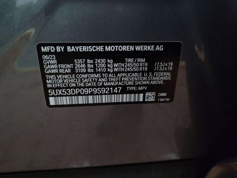 Certified 2023 BMW X3 xDrive30i w/ Premium Package image 12