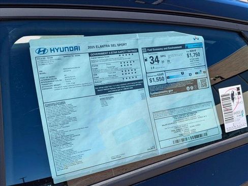 New 2025 Hyundai Elantra Sport FWD image 24
