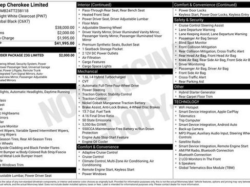 New 2026 Jeep Cherokee Limited AWD/4WD image 31
