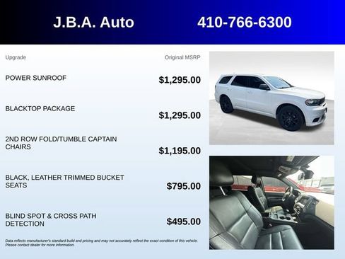 Used 2020 Dodge Durango GT w/ Blacktop Package AWD/4WD image 5