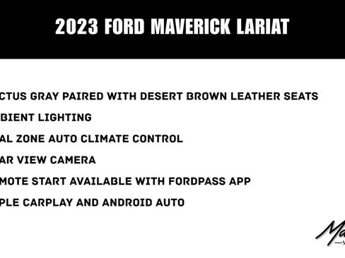 Used 2023 Ford Maverick Lariat FWD image 52